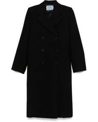 Prada - Virgin Wool Coat - Lyst
