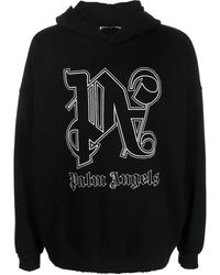 Palm Angels - Pa Monogramm Statement Hoodie - Lyst