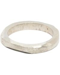 Paura - Ara Anello Ring Mit Gehämmertem Effekt - Lyst