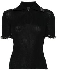 Pinko - Polo Con Cuello Con Abertura - Lyst