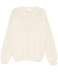 A.P.C. - Logo-Detail Crew-Neck Sweater - Lyst