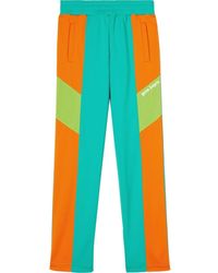 Pantalones de chándal con diseño colour block de Palm Angels de color Verde Mujer Ropa de Ropa deportiva de gimnasio y entrenamiento de Chándales y ropa deportiva 