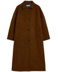 Jil Sander - Felt Wool Coat - Lyst