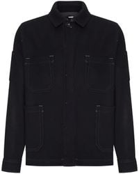 C.P. Company - Felted Wool Lens Field Overshirt - Lyst