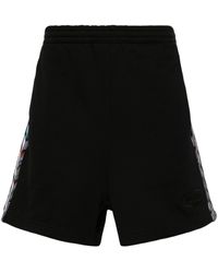 Missoni - Chevron-knit Cotton Track Shorts - Lyst