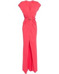 Elie Saab - Drapiertes Midikleid - Lyst