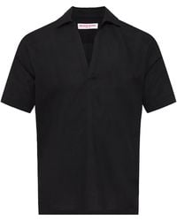 Orlebar Brown - Camicia Ridley Con Scollo A V - Lyst