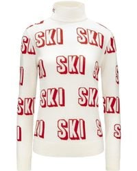 Perfect Moment - 3D Ski Pullover aus Merinowolle - Lyst