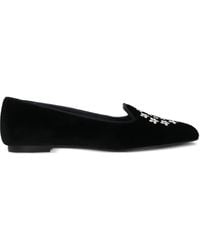 Castañer - Floral-Embroidery Loafers - Lyst