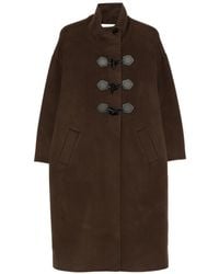 Ba&sh - Kaya Toggle-Fastening High-Neck Coat - Lyst