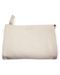 LA ROSE - Minimal Leather Make-Up Bag - Lyst