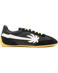 Palm Angels - Pa 5 Palm-Tree Leather Sneakers - Lyst