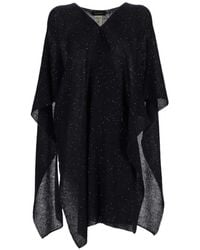 Fabiana Filippi - V-Neck Embellished Cape - Lyst