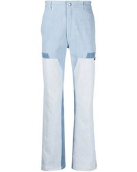 NAHMIAS - Straight-Leg Panelled Jeans - Lyst