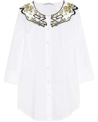 Vivetta - Crystal-Embellished Shirt - Lyst