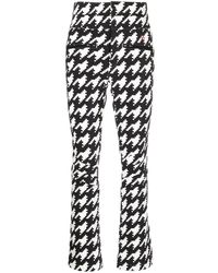 Perfect Moment - And White Aurora Houndstooth Flared Ski Trousers - Women's - Polyester/polyurethane - Lyst