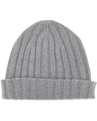 FILIPPO DE LAURENTIIS - Cashmere Ribbed Beanie - Lyst