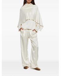 Rohe - Satin-Finish Loose-Fit Trousers - Lyst