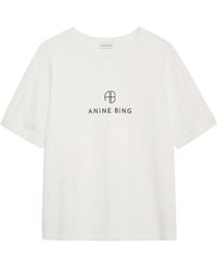 Anine Bing - Shirt Jaylin Monogram - Lyst