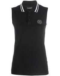 Philipp Plein - Logo-Patch Polo Shirt - Lyst