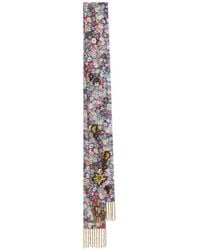Dries Van Noten - Embroidered Viscose Scarf - Lyst