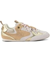 Kurt Geiger - Perforated Panel Slim Runner Sneakers - Lyst