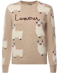 Mc2 Saint Barth - Pullover mit Lama-Muster - Lyst