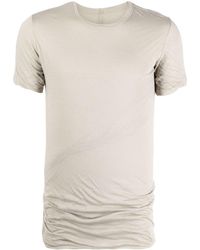 Rick Owens - Double Ss Cotton T-Shirt - Lyst