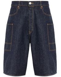 KENZO - Cargo-Style Denim Shorts - Lyst