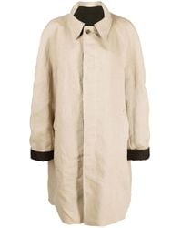 Maison Margiela - Reversible Linen Coat - Lyst
