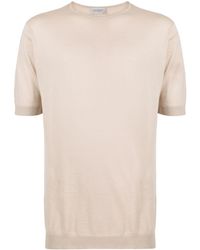John Smedley - Belden Knitted Cotton T-shirt - Lyst