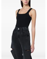 Entire studios - Top Con Cuello Cuadrado - Lyst
