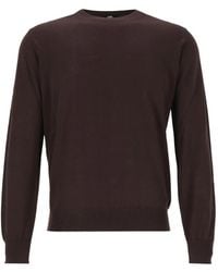 Alpha Studio - Pull À Encolure Ronde - Lyst