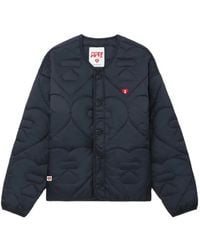 A Bathing Ape - Heart Quilted Jacket - Lyst