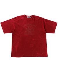 A Bathing Ape - Graphic-Print Tie-Dye T-Shirt - Lyst