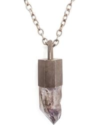 Parts Of 4 - Talisman Amethyst Pendant Necklace - Lyst