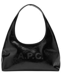 A.P.C. - Baby Ninon Logo-Print Shoulder Bag - Lyst