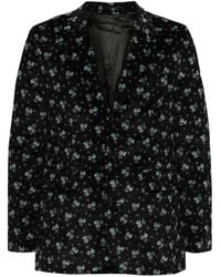 Bode - Chicory Floral-Print Corduroy Blazer - Lyst