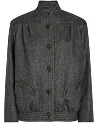 Blazé Milano - Veste Coiba À Motif De Chevrons Et Poche Incurvée Signature - Lyst