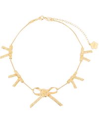 ShuShu/Tong - Bow-Detail Rose Necklace - Lyst