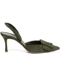 Manolo Blahnik - 70Mm Maysli Heeled Pumps - Lyst