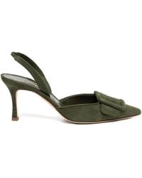 Manolo Blahnik - 70Mm Maysli Heeled Pumps - Lyst