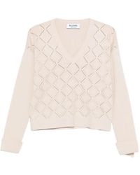Blugirl Blumarine - Vネック セーター - Lyst