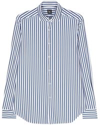 Xacus - Striped Longsleeved Shirt - Lyst