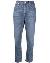 Brunello Cucinelli - Mid-rise Straight-leg Jeans - Lyst