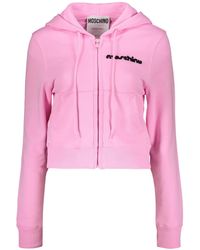 Moschino - Hoodie Met Rits - Lyst
