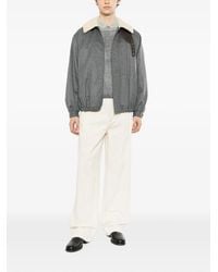 Ssstein - Mouton-Collar Padded Jacket - Lyst