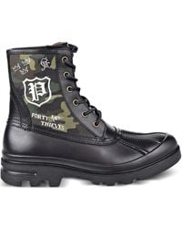 Polo Ralph Lauren - Camouflage-Panel Lace-Up Boots - Lyst