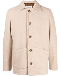 Valstar - Spread-collar Virgin-wool Blend Shirt Jacket - Lyst