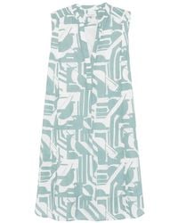 Marc O' Polo - Abstract-Print Sleeveless Mini Dress - Lyst